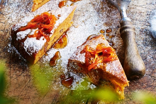 Candied carrot cake