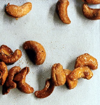 Candied cashews