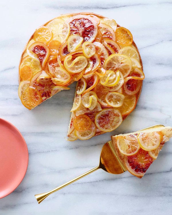 Candied citrus cake