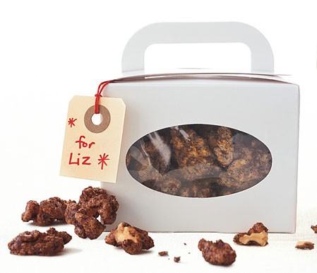 Candied espresso walnuts