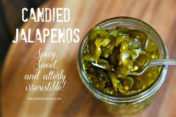 Candied jalapeño