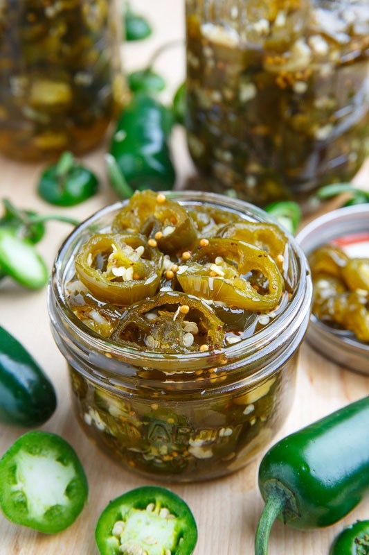 Candied jalapenos