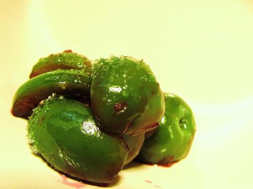Candied olives