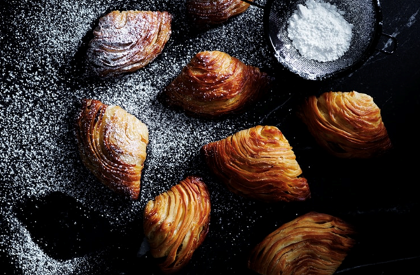 Candied orange and ricotta sfogliatelle