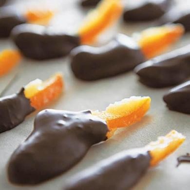 Candied orange sticks