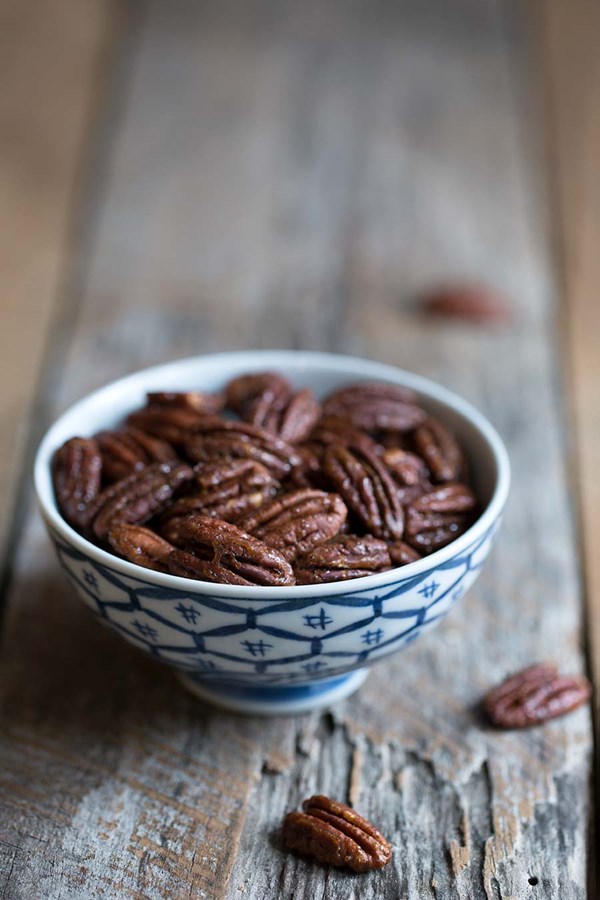 Candied pecans