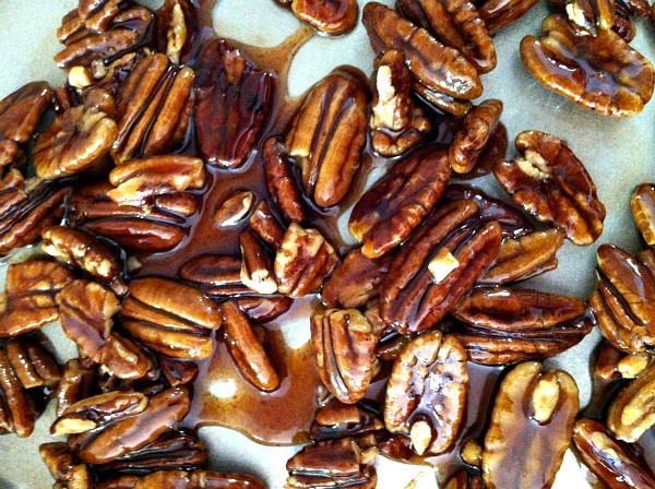 Candied pecans