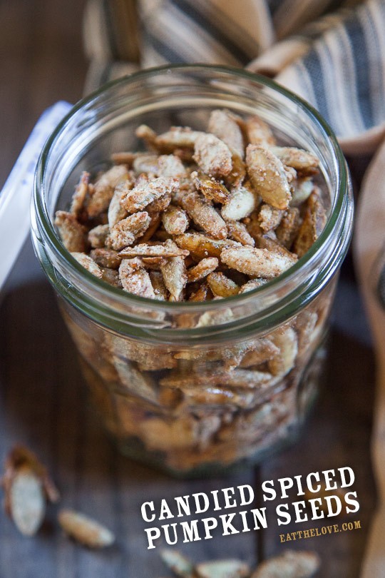 Candied pumpkin seeds