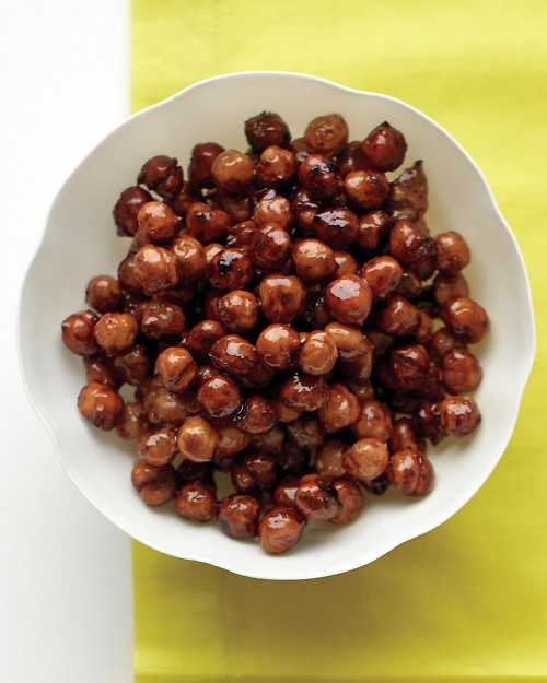 Candied spiced chickpeas