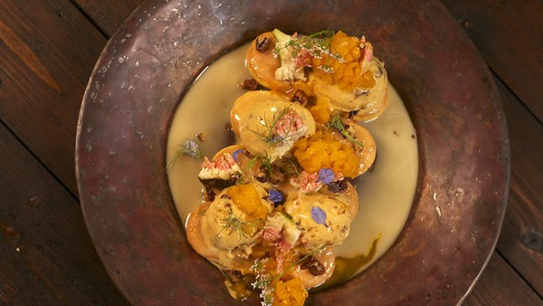 Candied spiced pumpkin