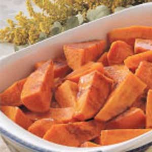 Candied sweet potatoes