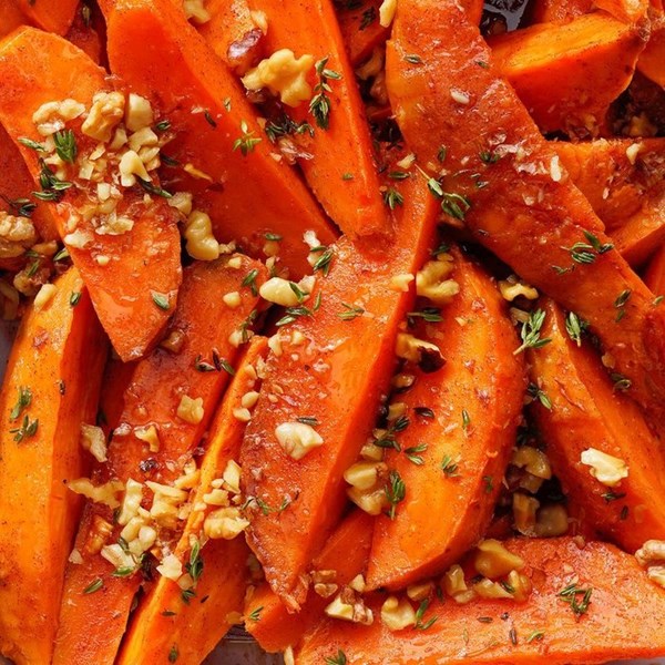 Candied sweet potatoes