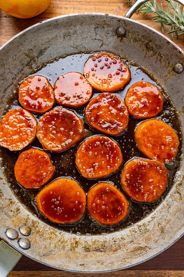 Candied sweet potatoes