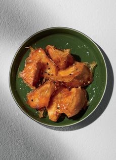 Candied sweet potatoes (Goguma mattang)