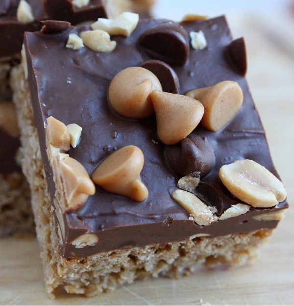 Candy bar-cookie bars