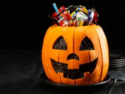 Candy bucket cake