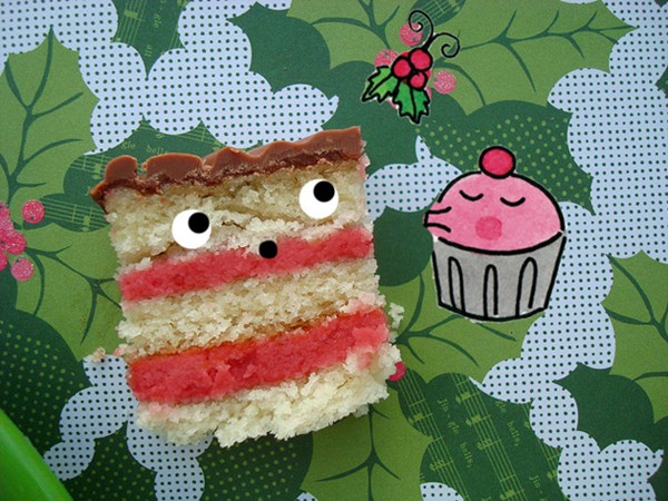 Candy cane striped cookies