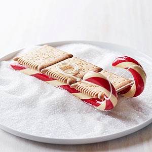 Candy cane toboggan