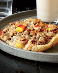 Candy corn and chocolate chip cookies