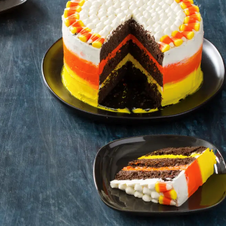 Candy corn cake