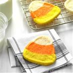 Candy corn cookies
