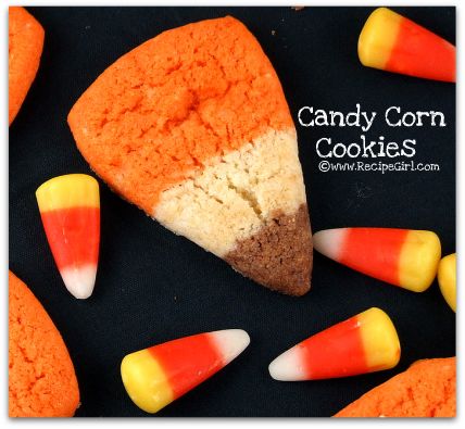 Candy corn cookies