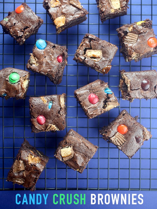 Candy crush brownies