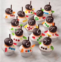 Candy robot cupcakes