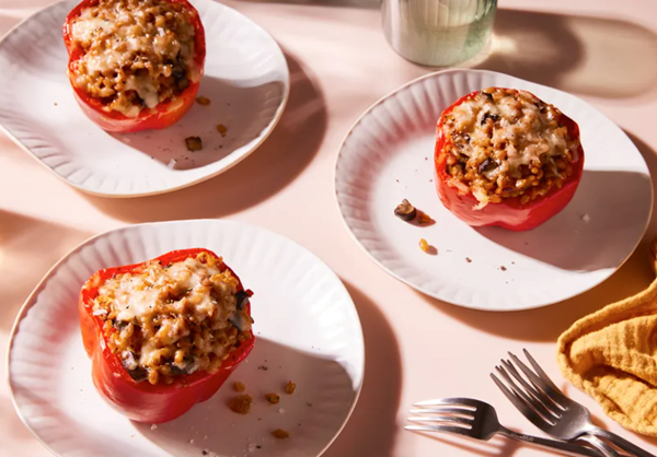 Cannabis-infused stuffed peppers