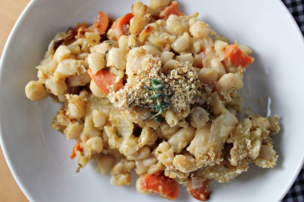 Cannellini al gratin