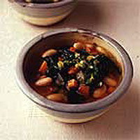 Cannellini bean and cavolo nero soup