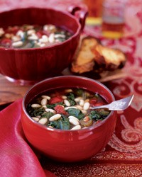 Cannellini bean and escarole soup