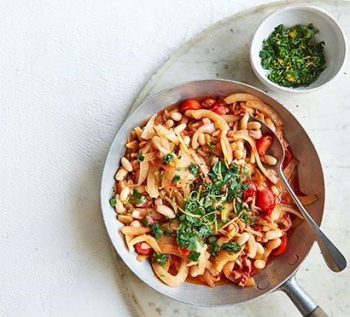 Cannellini bean and fennel ragu