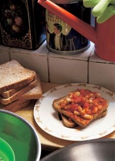 Cannellini beans in tomato