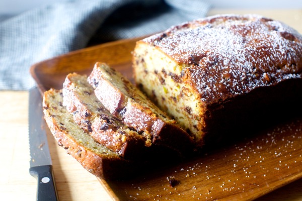 Cannoli pound cake