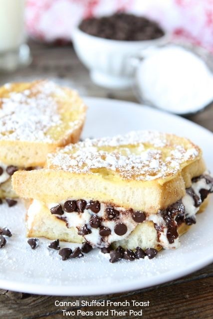 Cannoli stuffed French toast