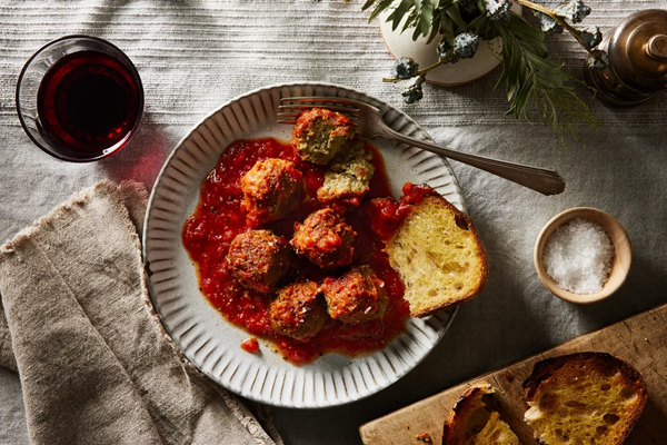 Can't believe they're vegan meatballs
