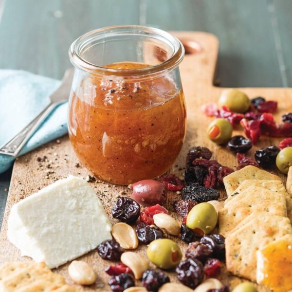 Cantaloupe & black pepper jam