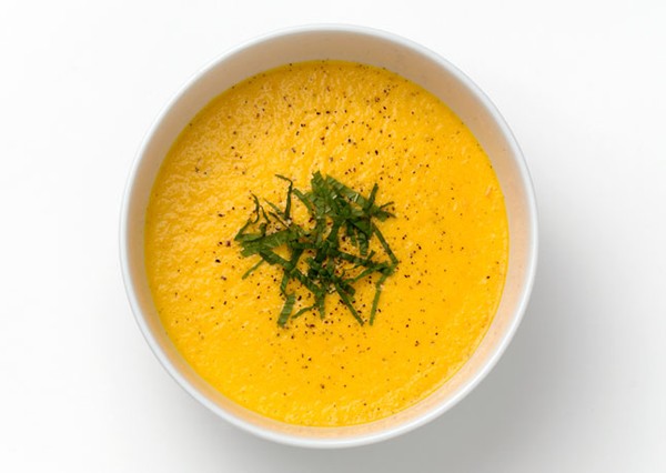 Cantaloupe gazpacho
