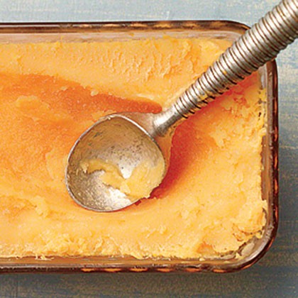 Cantaloupe sherbet