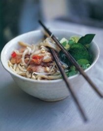 Cao lau noodles
