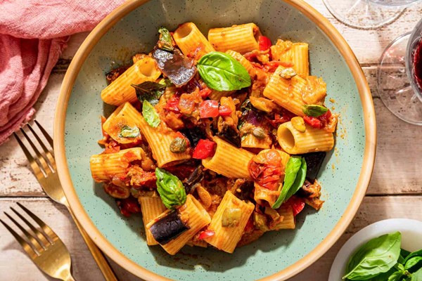 Caponata pasta
