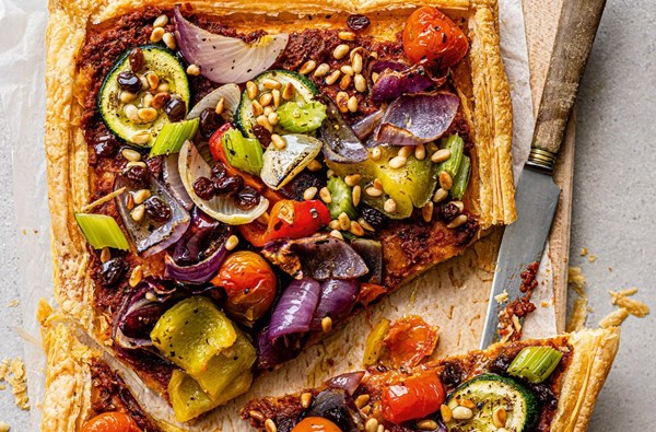 Caponata style tart
