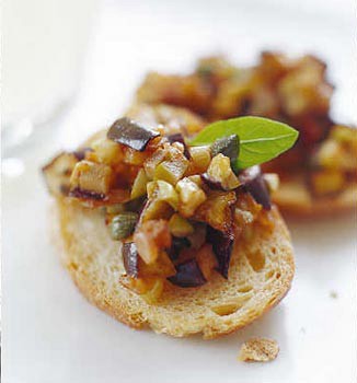 Caponatina toasts