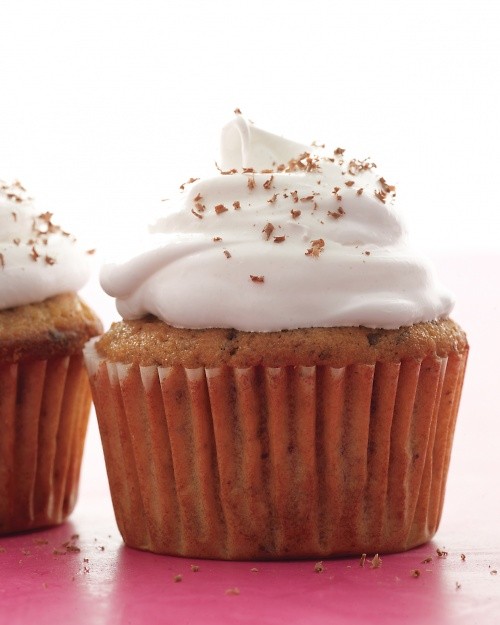 Cappuccino-chocolate cupcakes