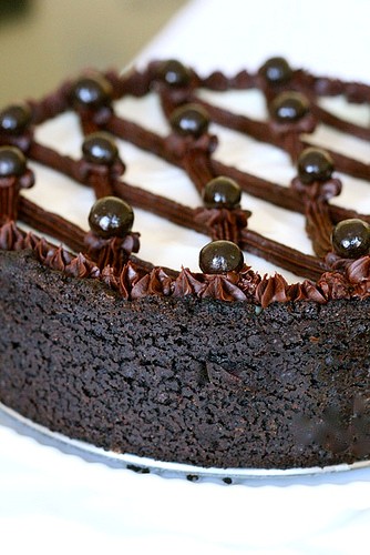 Cappuccino fudge cheesecake