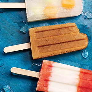 Cappuccino ice pops