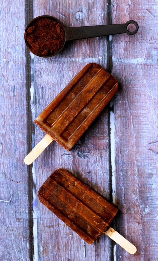 Cappuccino popsicles