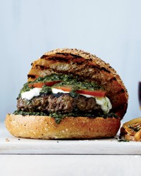 Caprese burgers