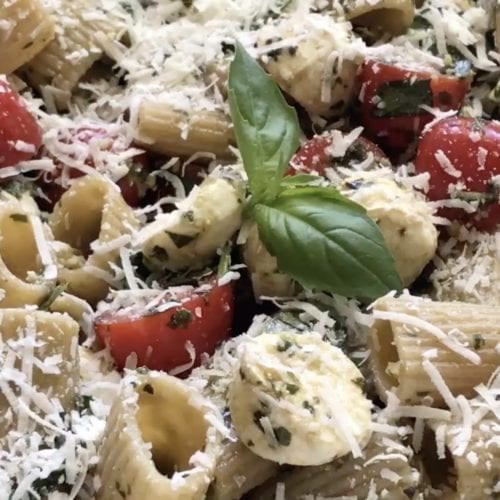 Caprese pasta salad
